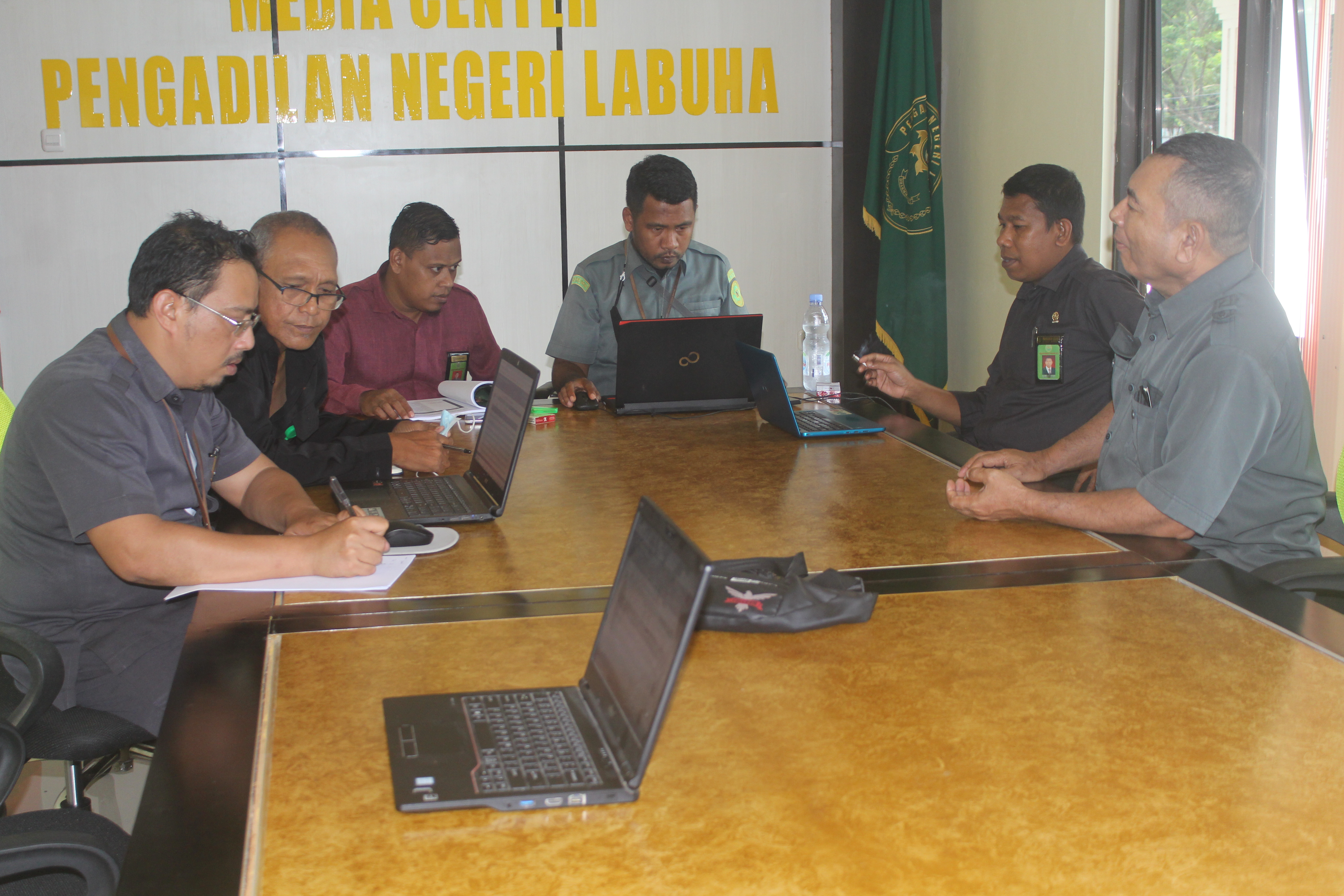 Rapat Penginputan e-Sakip Pada Semester I Tahun  2021