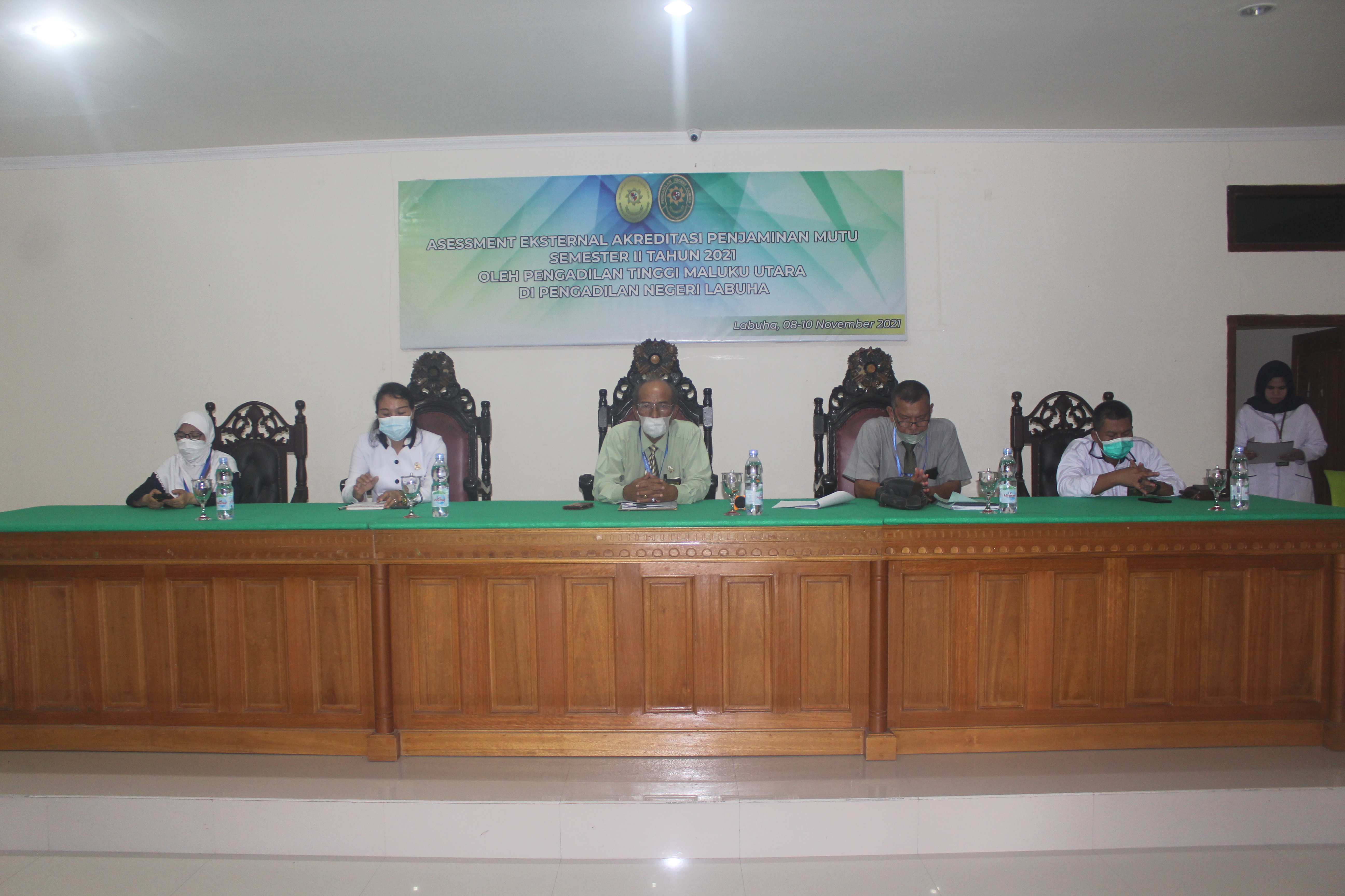 Asessment Eksternal Akreditas Penjaminan Mutu Oleh Pengadilan Tinggi Maluku Utara Pada Pengadilan Negeri Labuha