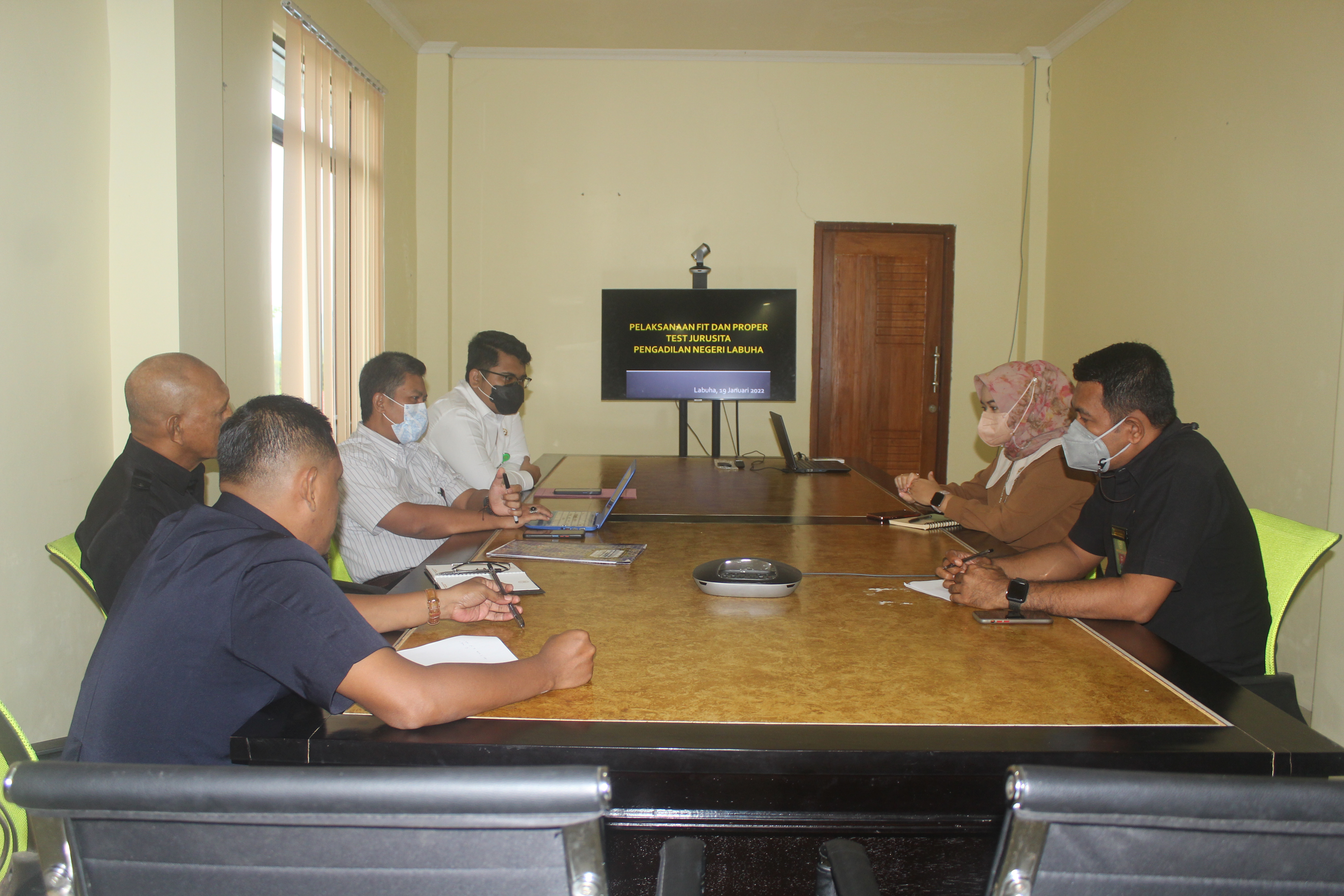 Pelaksanaan Fit dan Proper Test Jurusita Pengadilan Negeri Labuha