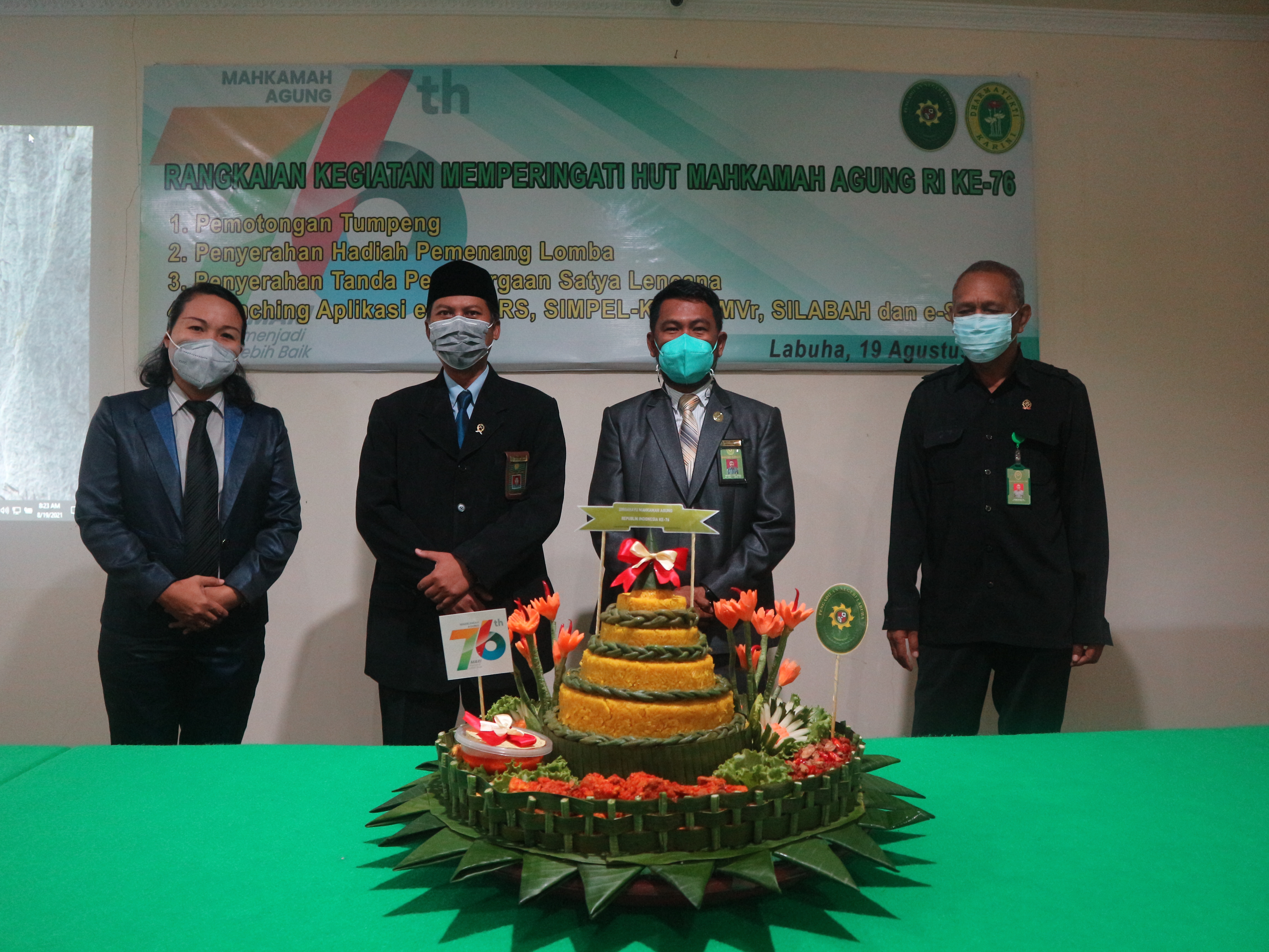 Rangkaian Kegiatan Memperingati HUT Mahkamah Agung RI Ke-76