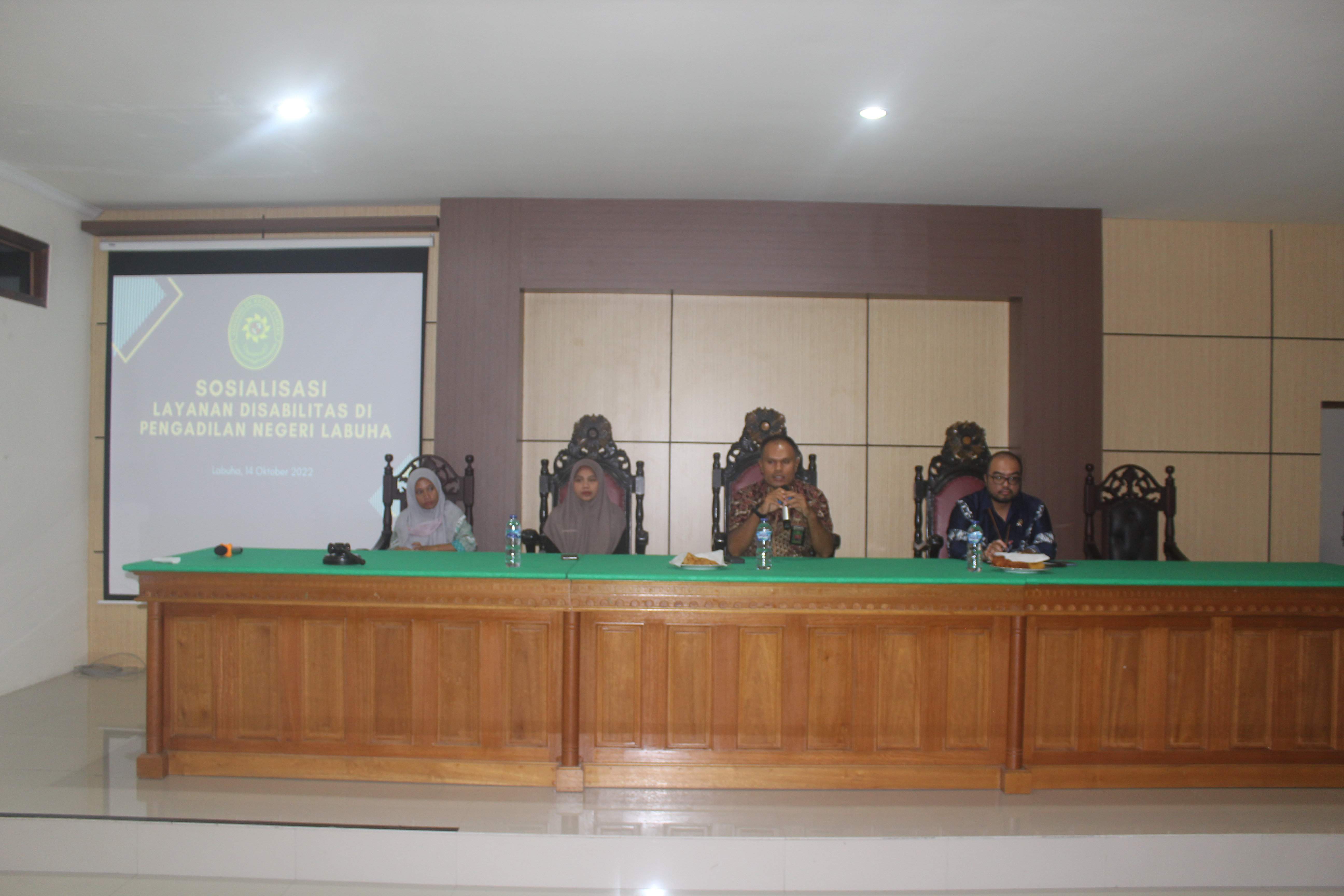 Sosialisasi Pelayanan Disabilitas Pada Pengadilan Negeri Labuha