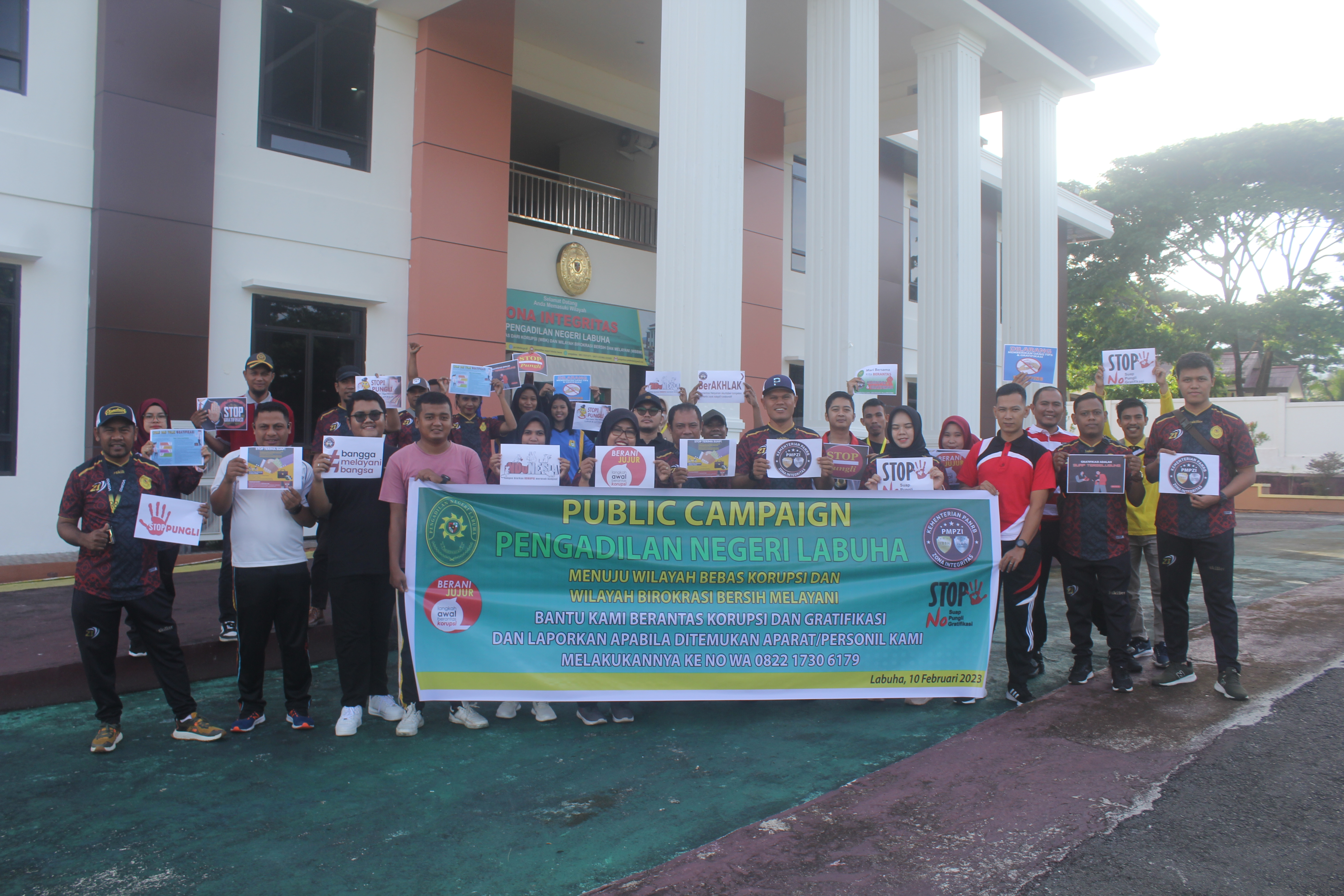 Public Campaign Zona Integritas Menuju Wilayah bebas Korupsi (WBK) dan Wilayah Birokrasi Bersih Melayani (WBBM)