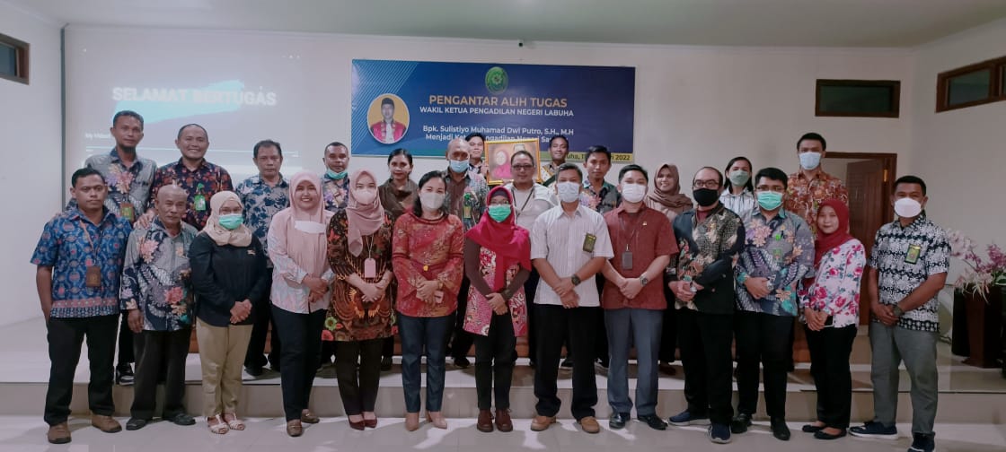 Pengantar Alih Tugas Wakil Ketua Pengadilan Negeri Labuha