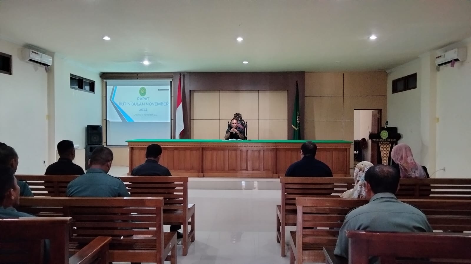 Rapat Rutin Bulan November 2022 Pengadilan Negeri Labuha