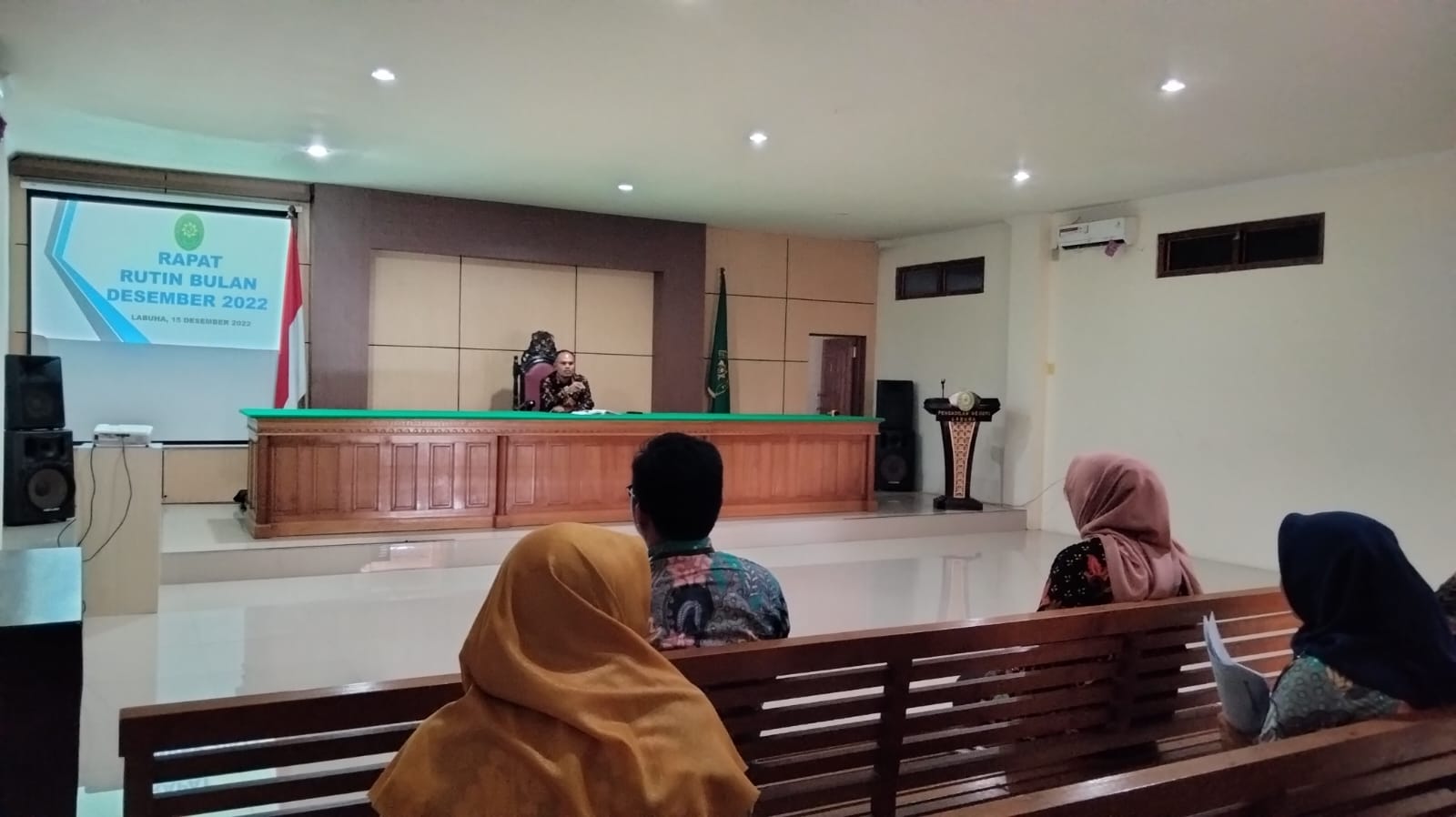 Rapat Rutin Bulan Desember 2022 Pengadilan Negeri Labuha