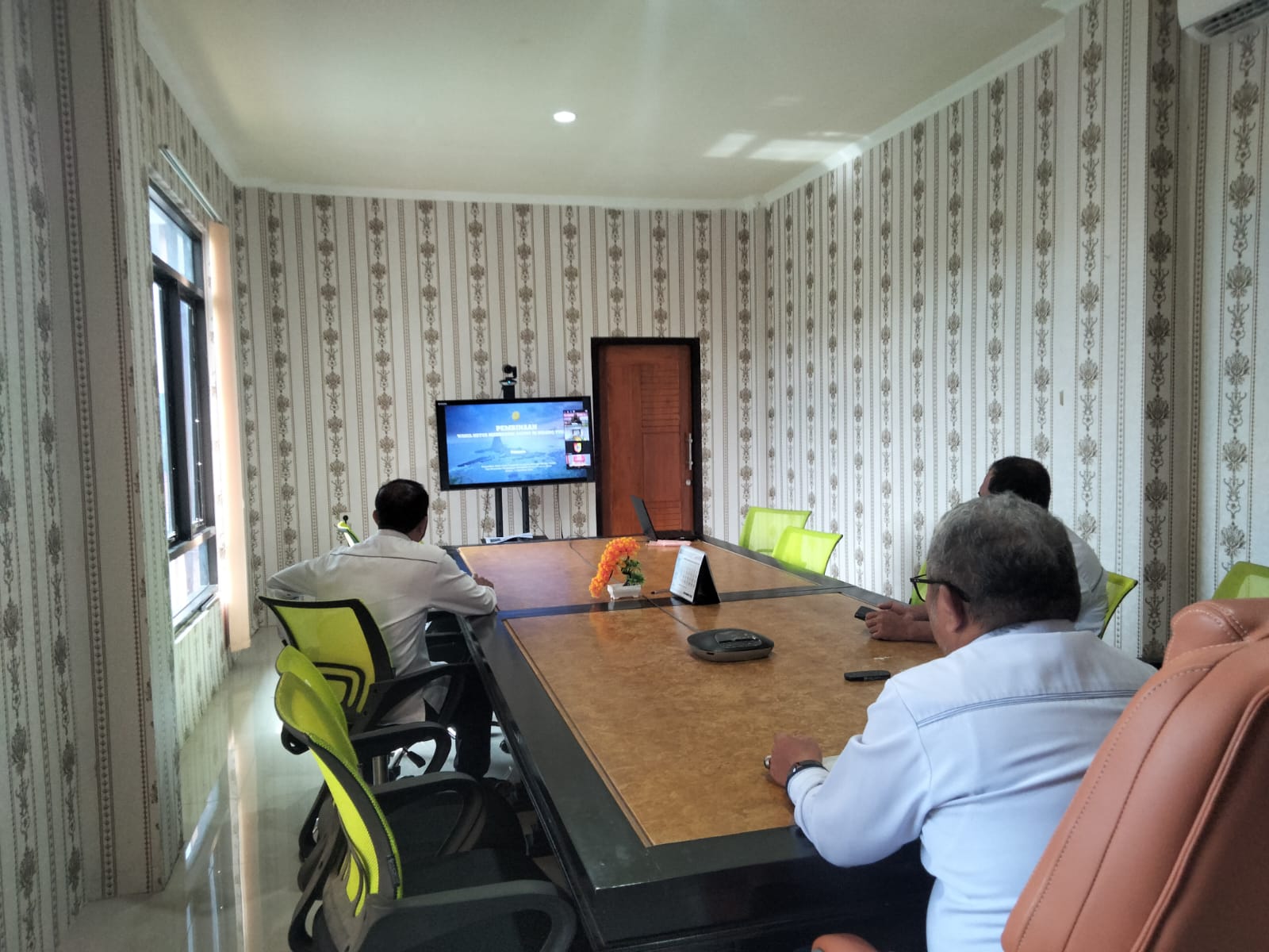 Pembinaan Pimpinan Mahkamah Agung R.I. secara virtua