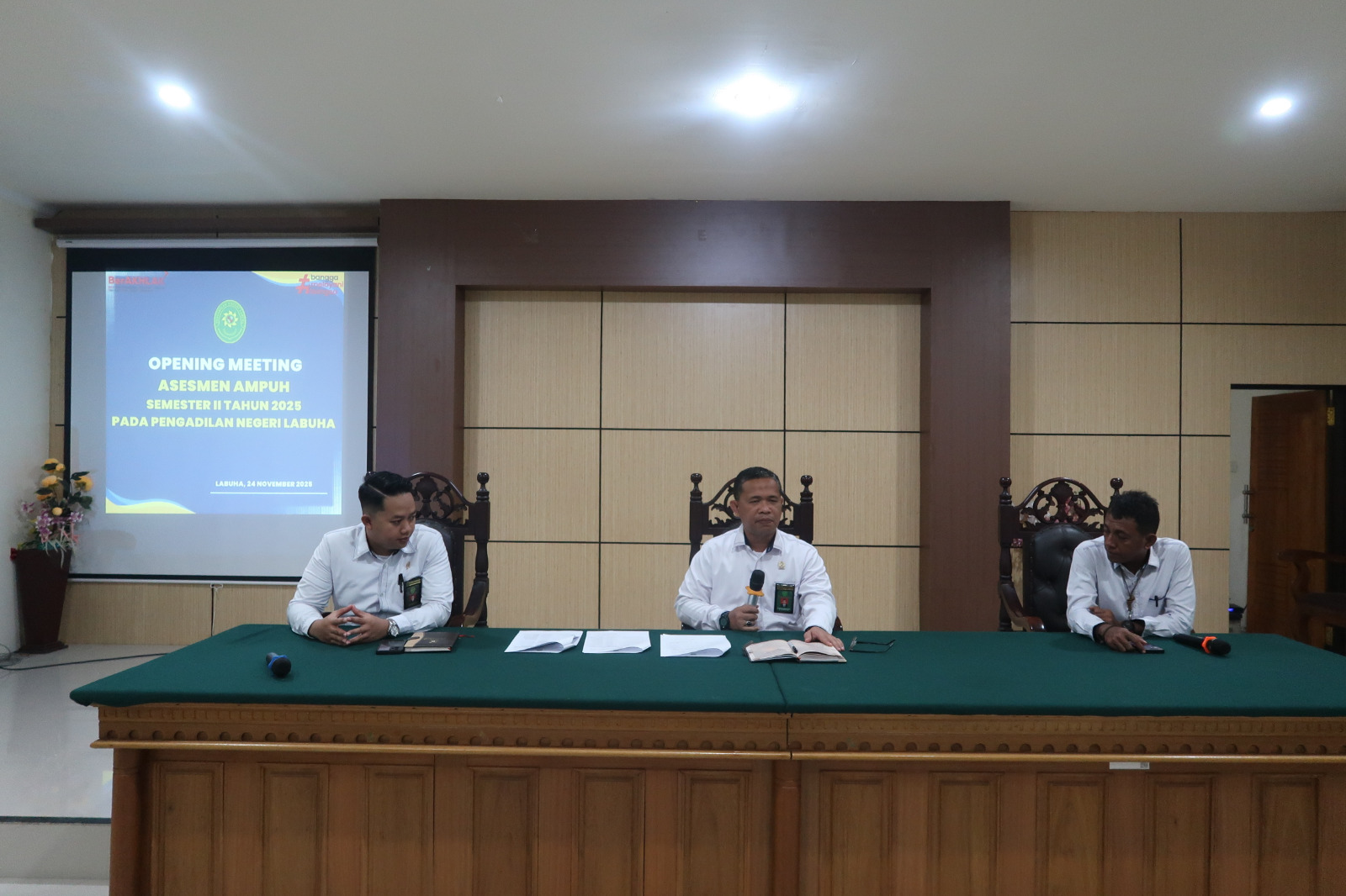 Opening Meeting Asesmen Internal AMPUH Semester II Tahun 2025 Digelar di Pengadilan Negeri Labuha Opening Meeting Asesmen Internal AMPUH Semester II Tahun 2025 Digelar di Pengadilan Negeri Labuha