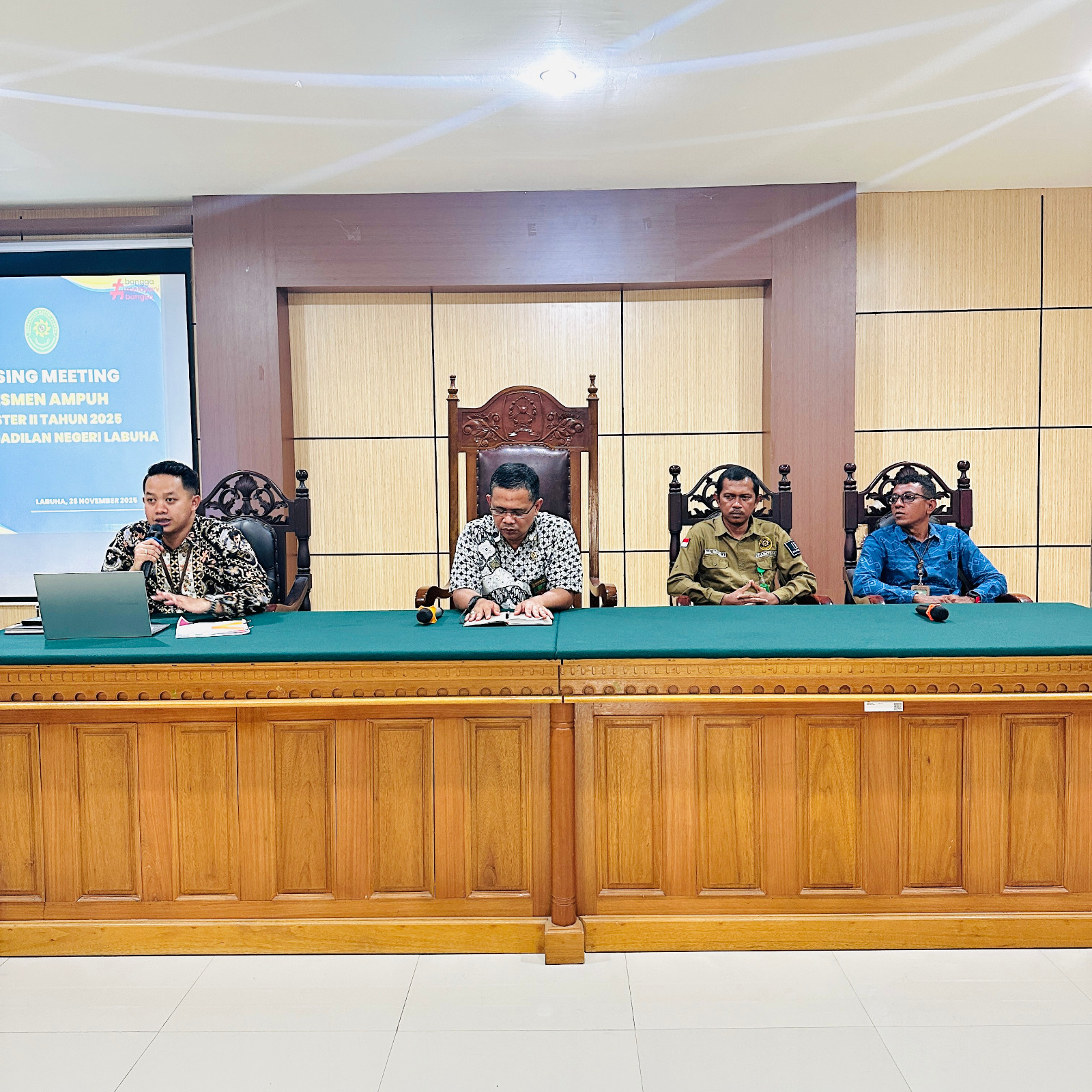 Closing Meeting Assessment AMPUH Semester II Pengadilan Negeri Labuha Berlangsung Sukses Closing Meeting Assessment AMPUH Semester II Pengadilan Negeri Labuha Berlangsung Sukses