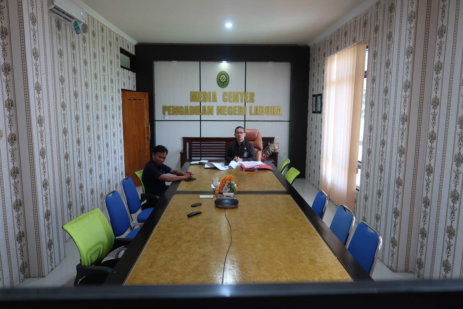 Ketua dan Panitera Pengadilan Negeri Labuha Ikuti Pembinaan di Lingkungan Peradilan Umum secara Virtual